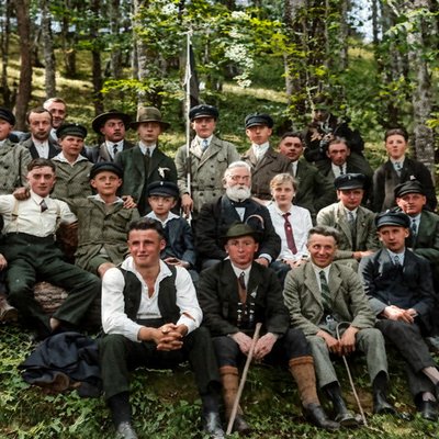 Pfingsten 1928 - Wanderung mit Gästen