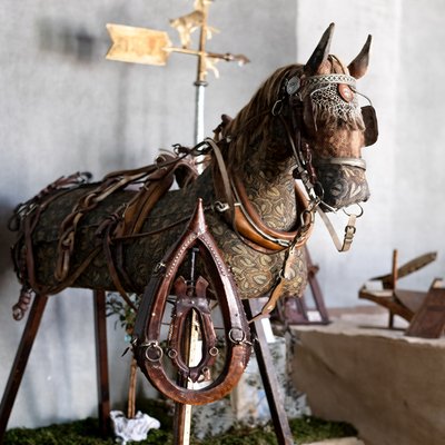 Lederpferd der Speicherer Sattler
