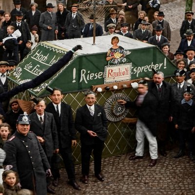 Umzug des Jahres 1927 oder 1928