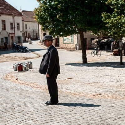 Marktplatz mit Blick in die Preister Straße