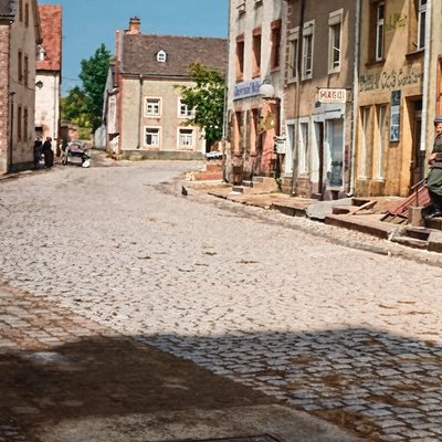 Am Markt, Richtung Trierer Straße um 1940