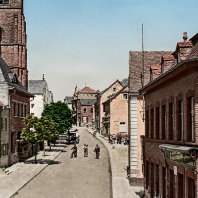 Kirchstraße um 1924